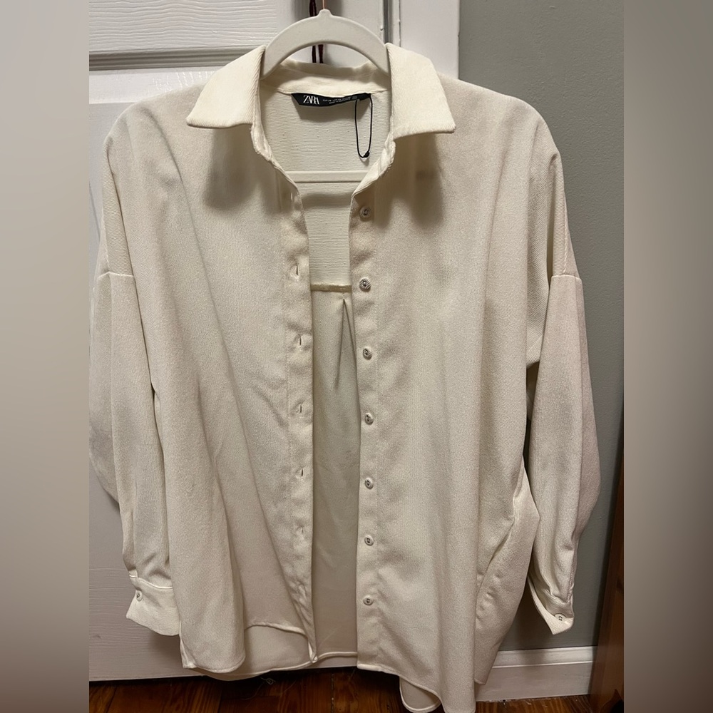 Zara corduroy button down
